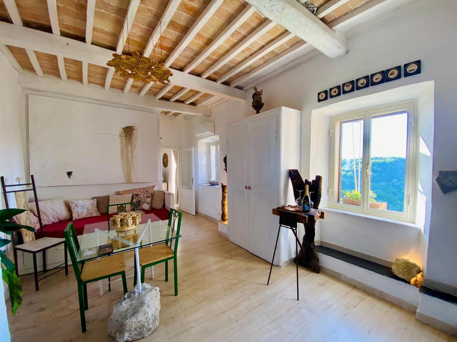 La Sorpresa Sul Bastione With Panoramic Balcony Lejlighed Pitigliano Eksteriør billede